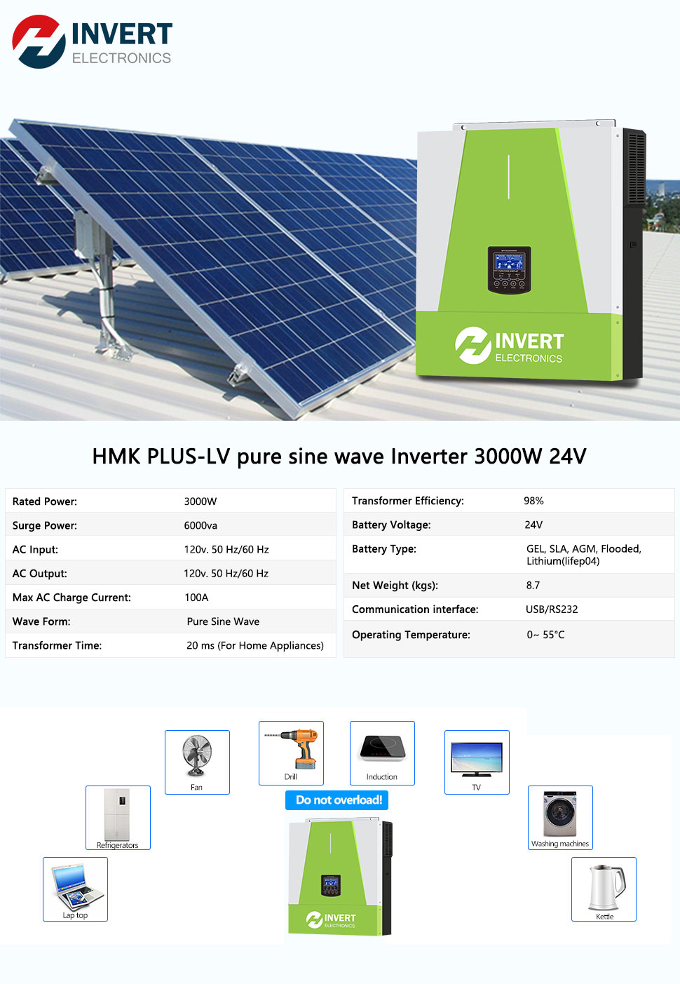 3.5kw Reliable Commercial Solar Inverter